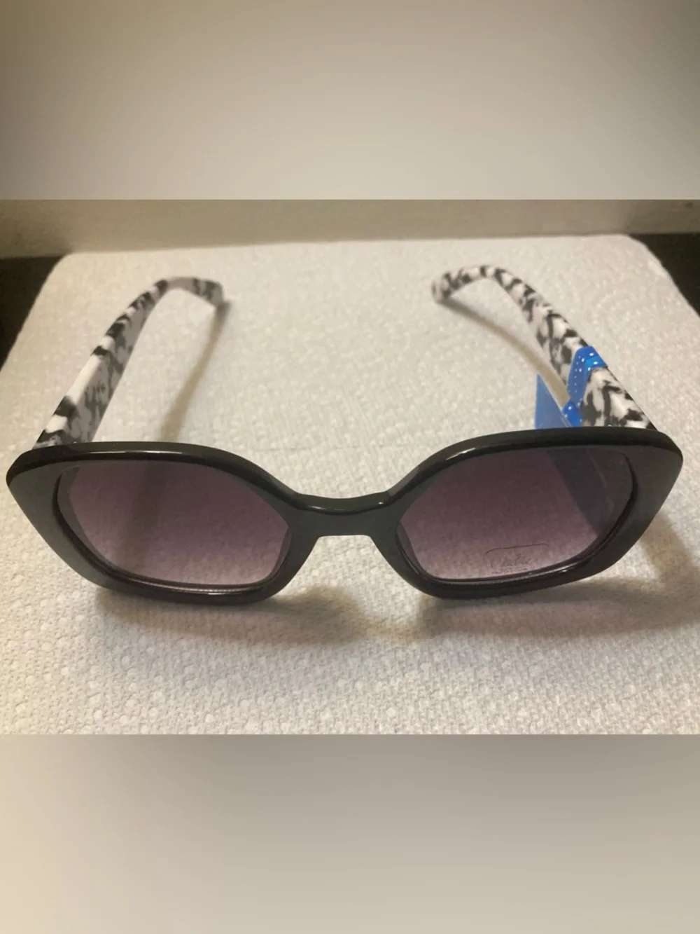 NWT, Bob Mackie Sunglasses with Purple Gradient Lenses.